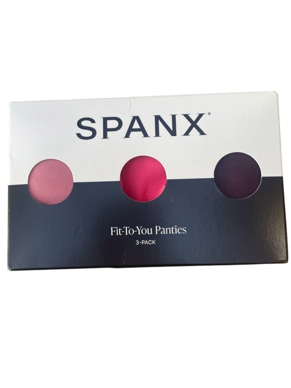 SPANX Fit-To-You Bikini 3-Pack Box - Navy